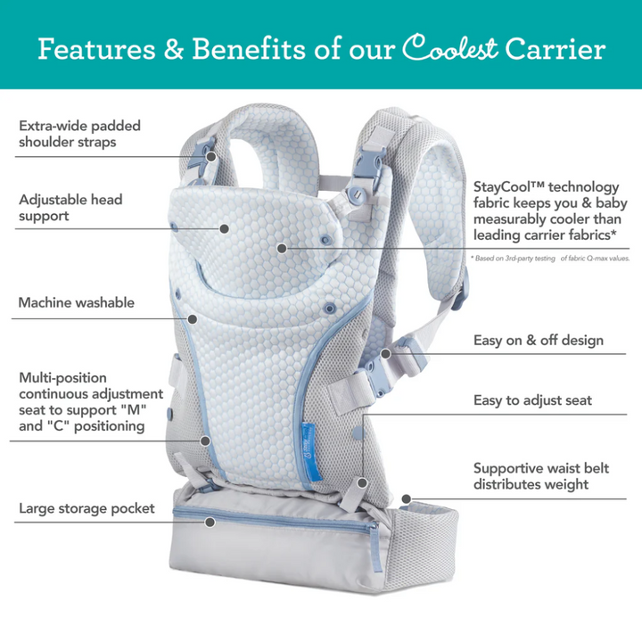 Infantino StayCool 4-in-1 convertible carrier White