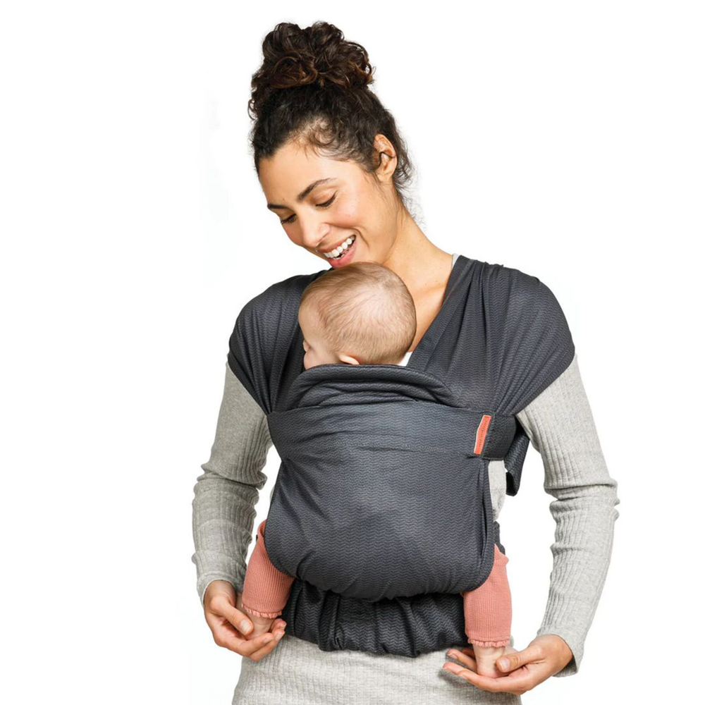Infantino Hug & Cuddle Adjustable Hybrid Wrap Carrier Black