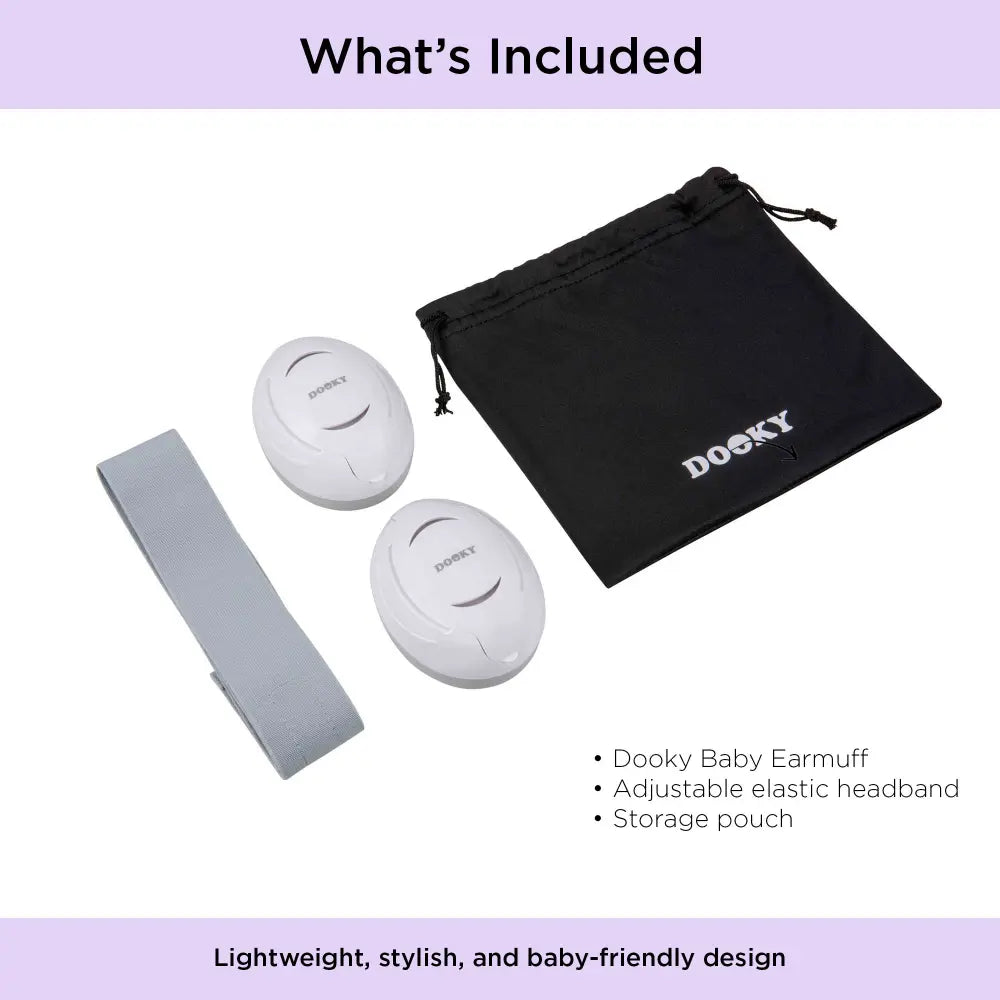 Dooky Baby Earmuff – Soft Adjustable Hearing Protection for Baby | 0-3 years