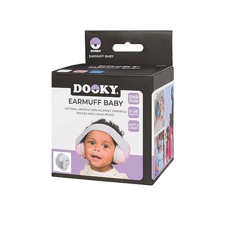 Dooky Baby Earmuff – Soft Adjustable Hearing Protection for Baby | 0-3 years