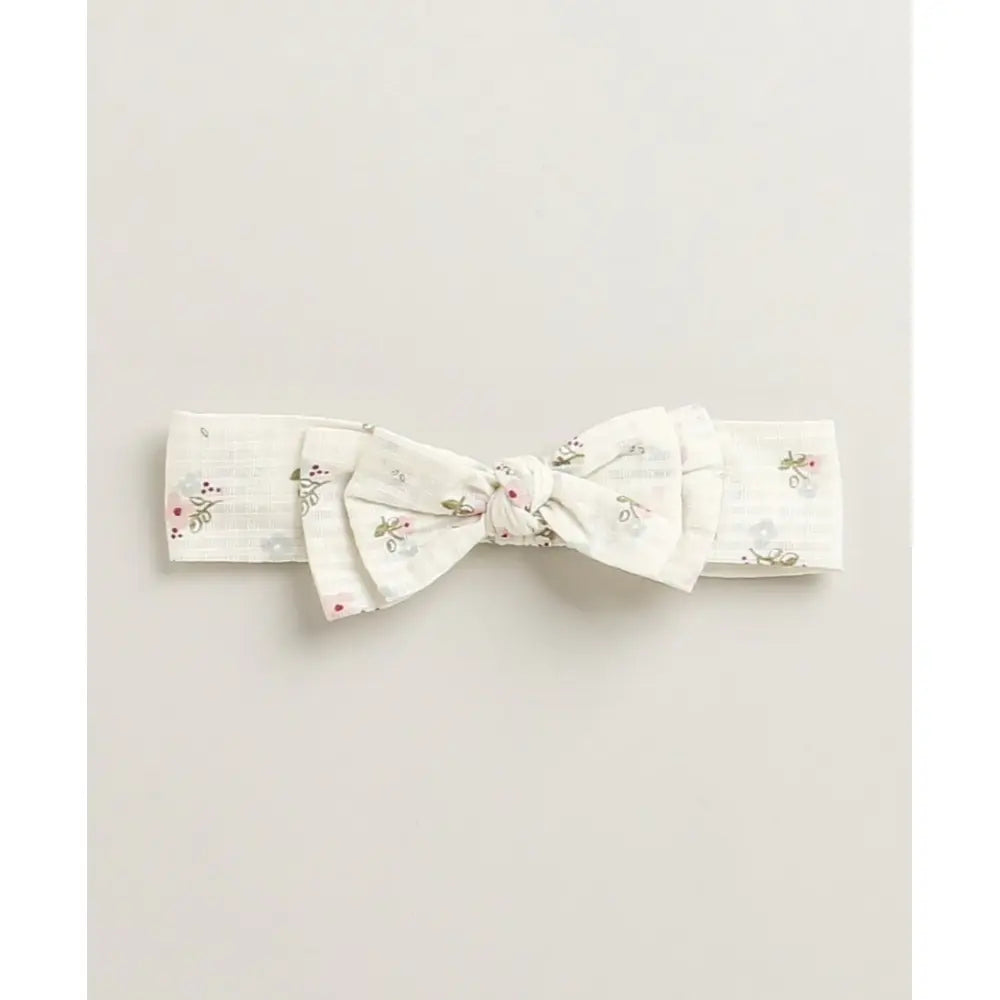 Sweetlime By As Sweet Blossom Ruffle Organic Cotton Dress &amp; Bloomer Set with Hairband - Off White
