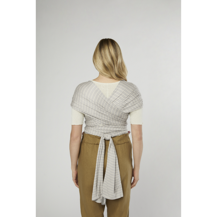 Ergobaby Aura Baby Wrap Carrier - Grey Stripes
