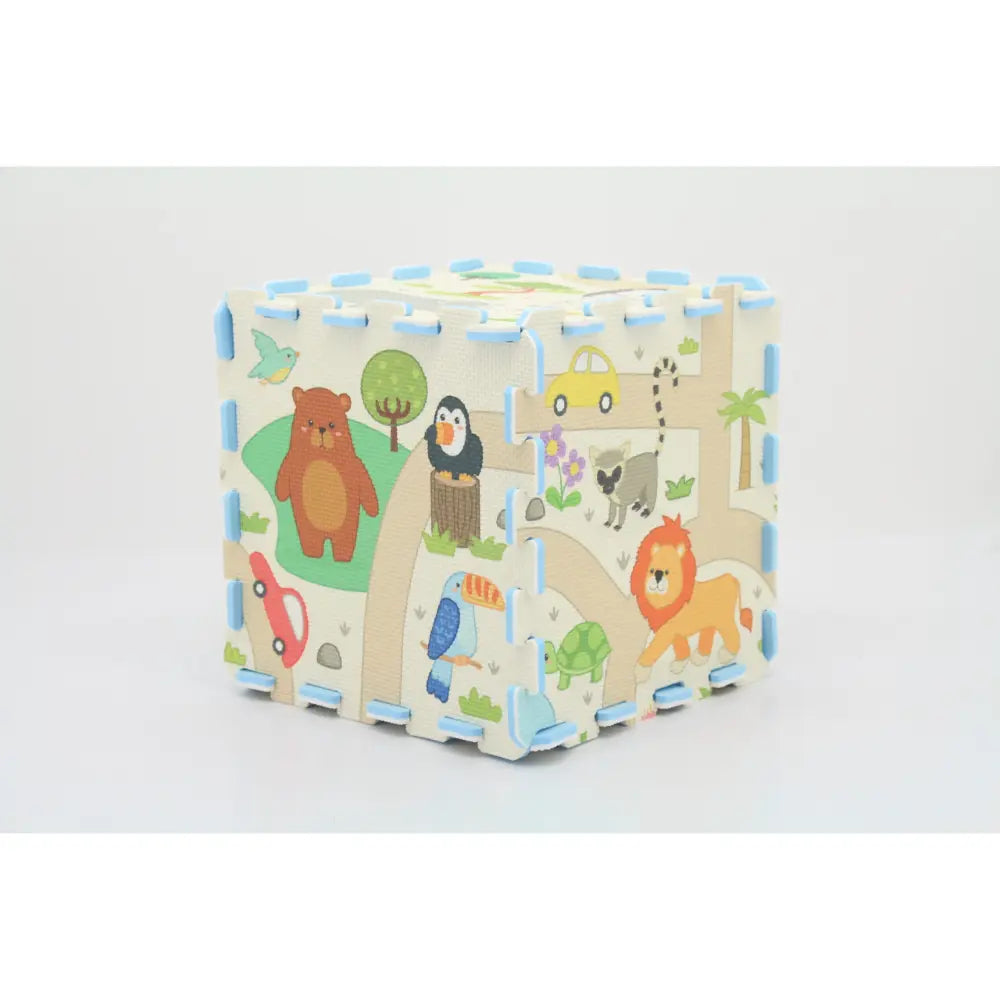Sunta Playmats - Ht Printed Safari Track Puzzle W/Foam Toy Car