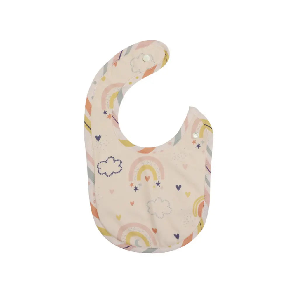 Abracadabra Cotton Jersey Newborn Bib Set (Pack of 3) - Rainbow - 0-12 Months