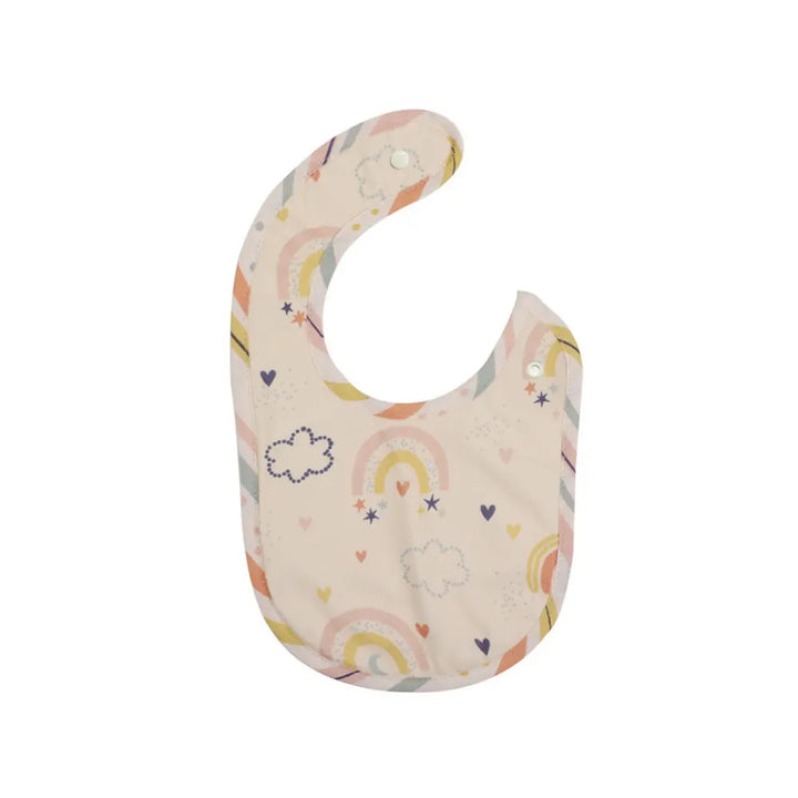 Abracadabra Cotton Jersey Newborn Bib Set (Pack of 3) - Rainbow - 0-12 Months