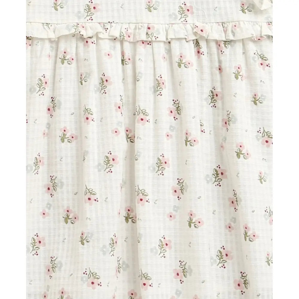 Sweetlime By As Sweet Blossom Ruffle Organic Cotton Dress &amp; Bloomer Set with Hairband - Off White