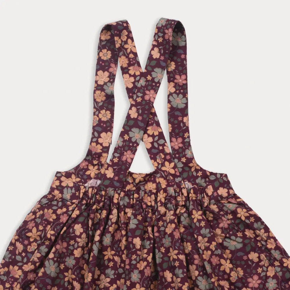 Early Sunday Annie Skirt - Garden Flowers Plum
