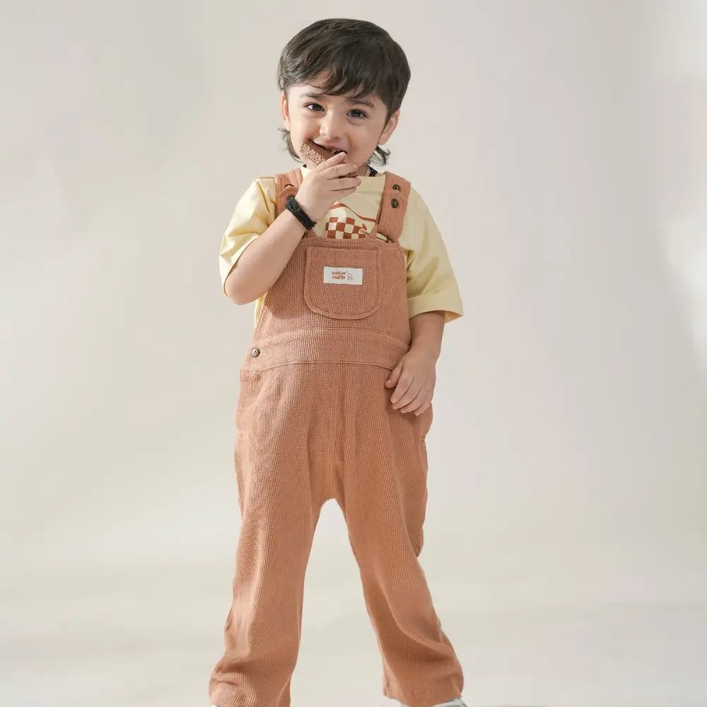 Mellow Muffin Mocha Dungaree