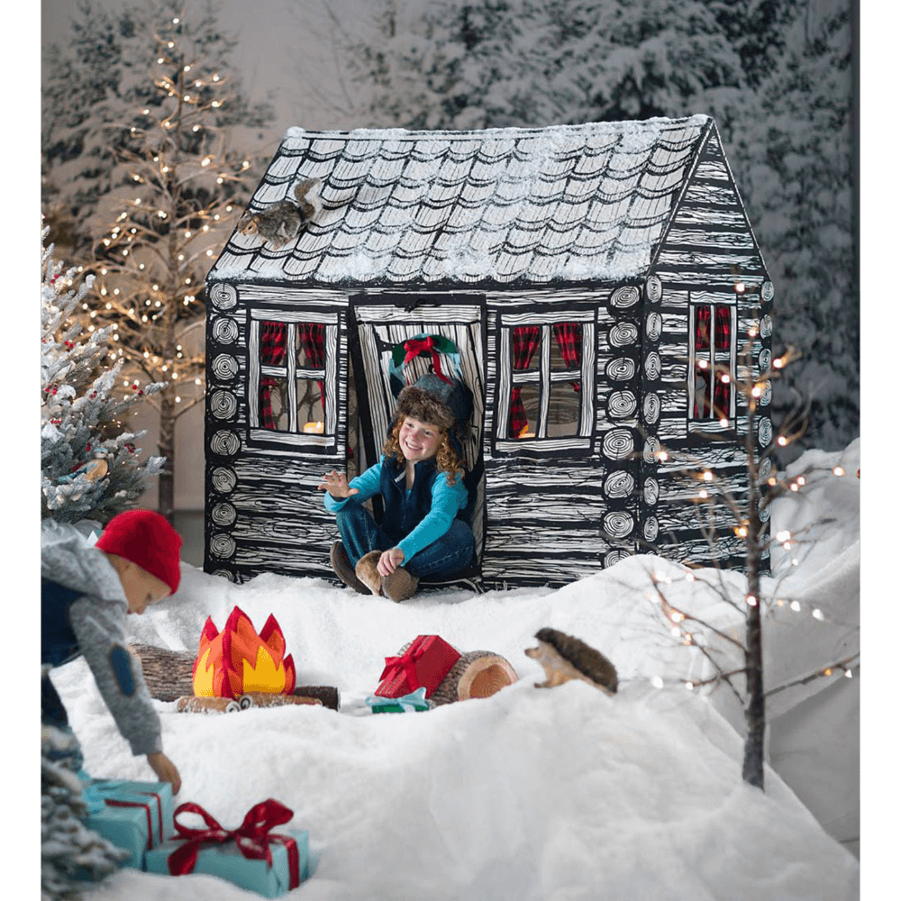 Role Play Log Cabin Play Tent