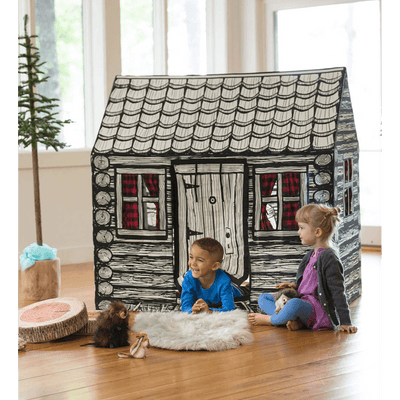 Role Play Log Cabin Play Tent
