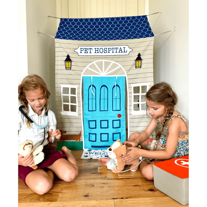 Role Play Pet Hospital Doorway Portal Set with Vet Box