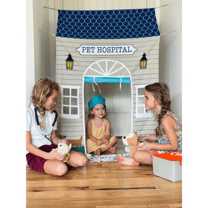 Role Play Pet Hospital Doorway Portal Set with Vet Box