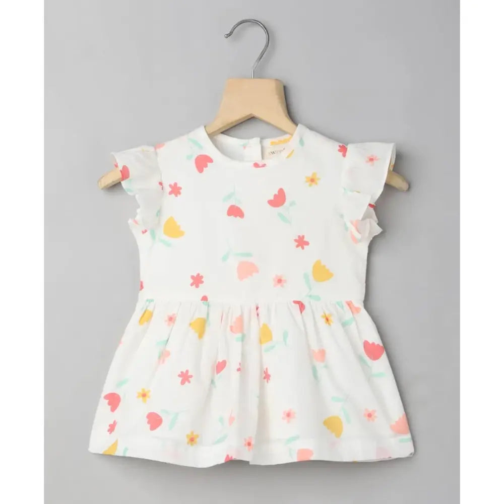 Sweetlime By AS Multicoloured Floral Organic Cotton Top &amp; Bloomer Co-ord Set