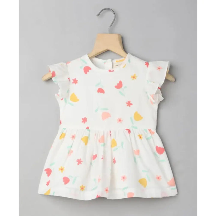Sweetlime By AS Multicoloured Floral Organic Cotton Top &amp; Bloomer Co-ord Set