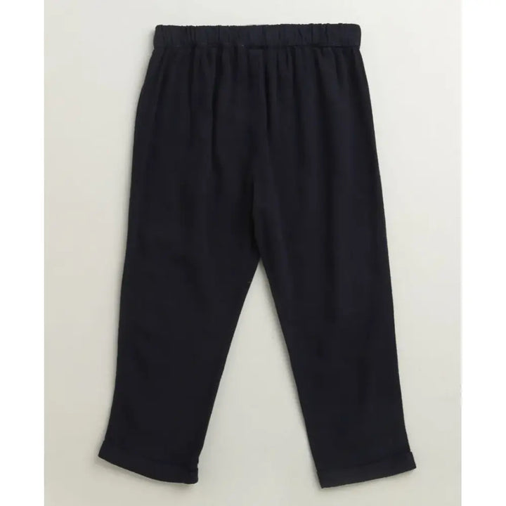 Sweetlime By As Little Gentleman Formal Co-ord Set - White &amp; Dark Navy