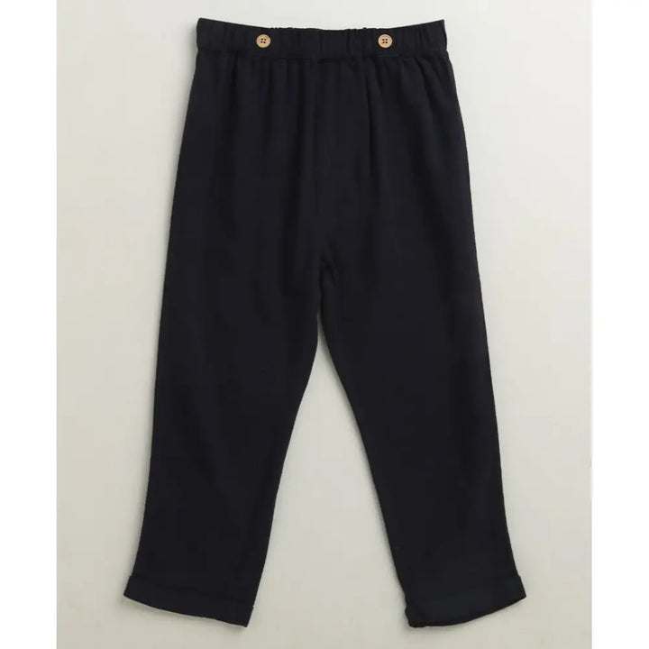 Sweetlime By As Little Gentleman Formal Co-ord Set - White &amp; Dark Navy