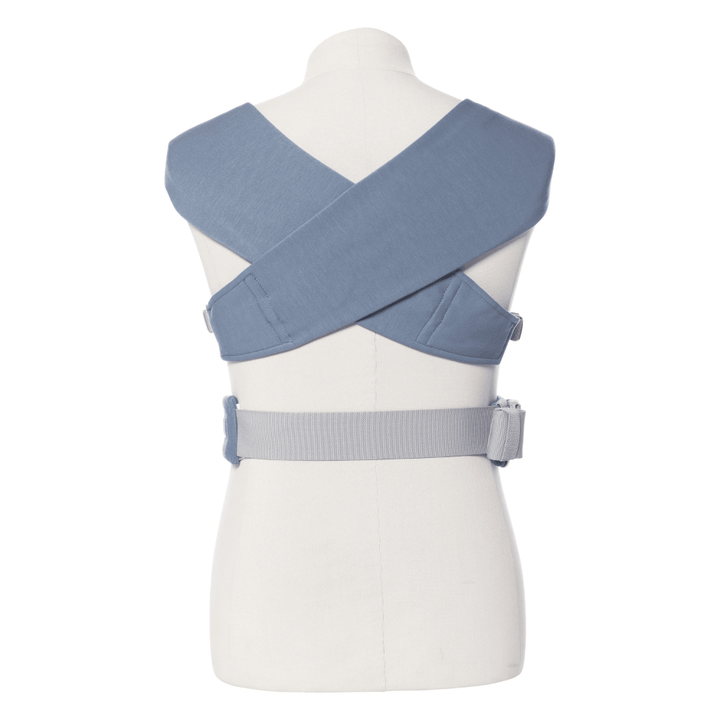 Ergobaby Embrace Newborn Baby Carrier – Soft &amp; Lightweight Fabric, Ergonomic “M” Position and Head Support, Adjustable Waistbelt &amp; Cross Straps, 2 Carry Positions, Easy to Use, 3-11 Kgs, Birth to 12 Months, Oxford Blue