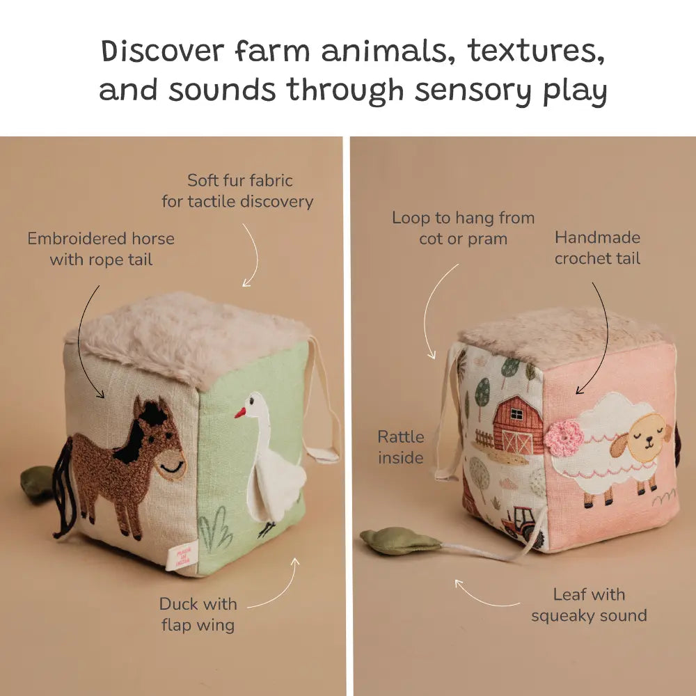 Jugo Play Busy Cube (Horse, Sheep, Duck)