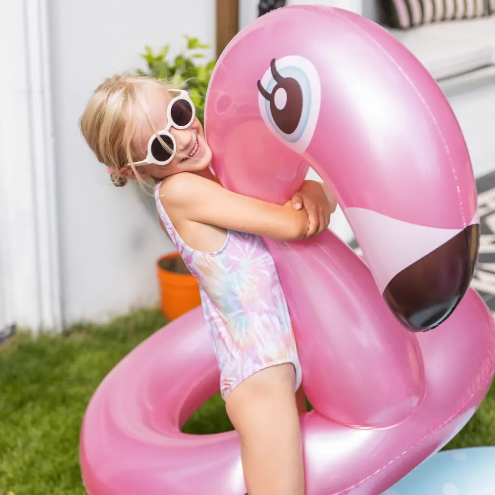 Swim Essentials Swim Ring, Inflatable Kids Pool Float,  Ø 95 cm - Rose Dreamspace