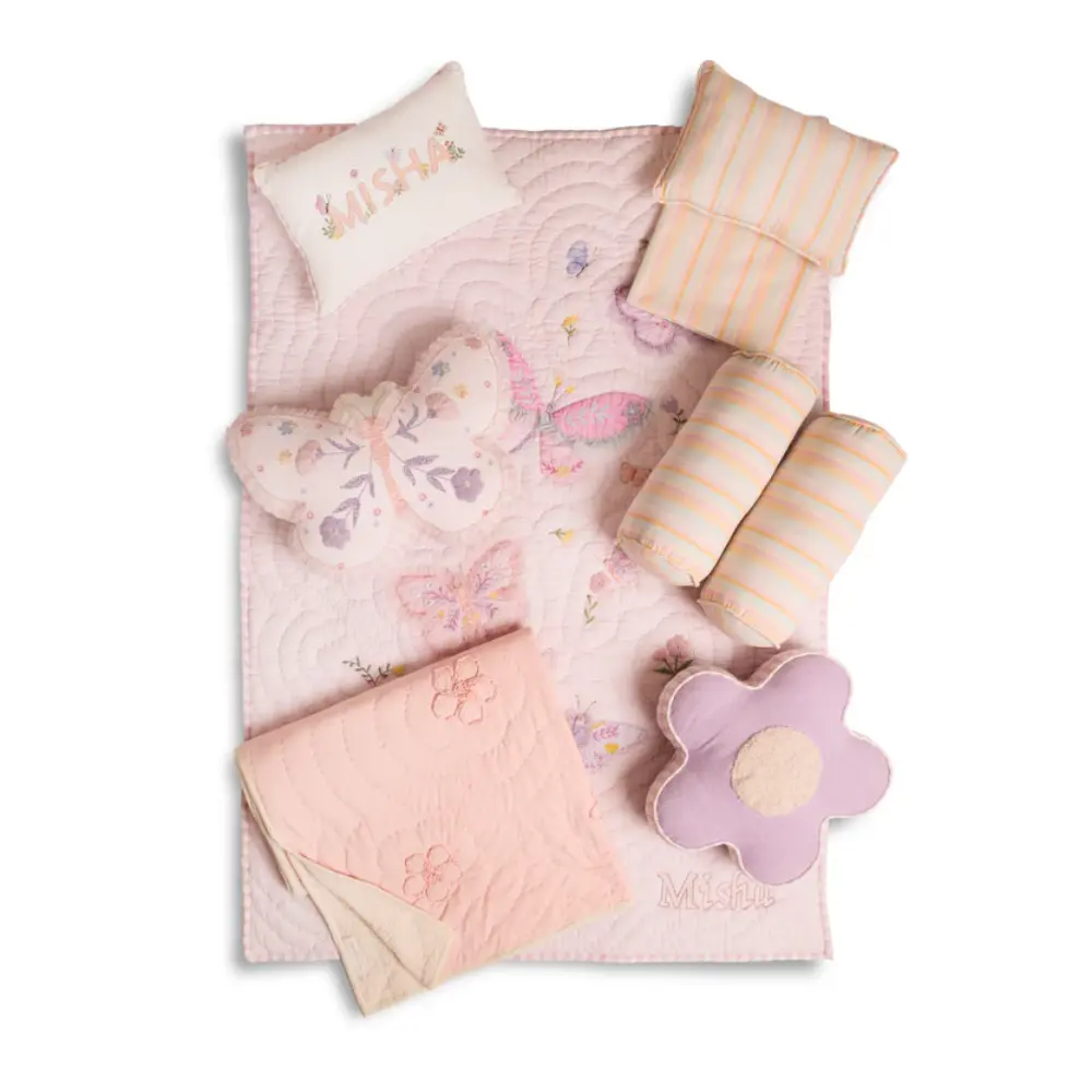 Fa Home Butterfly Garden Bedding Set - Multi