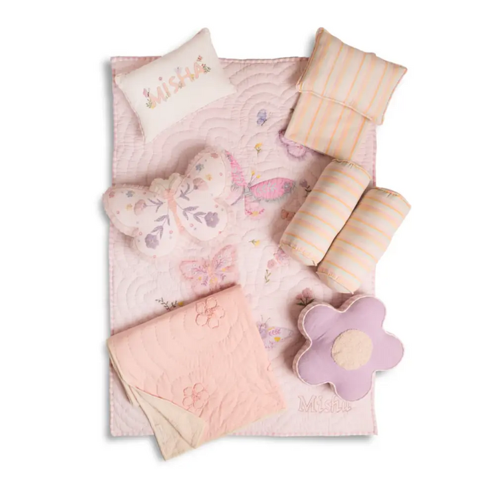 Fa Home Butterfly Garden Bedding Set - Multi