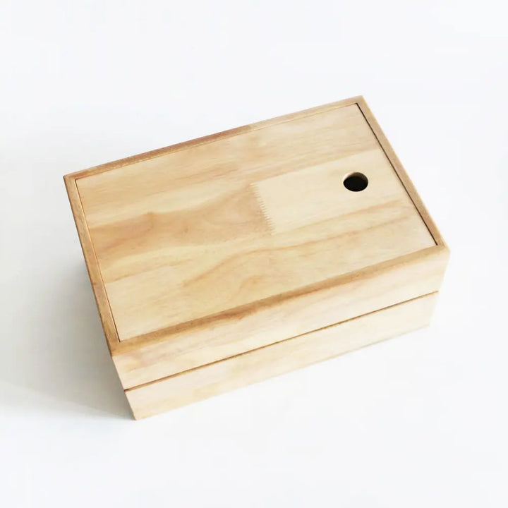 The Tiny Trove Personalized Name Box Cursive - Wooden