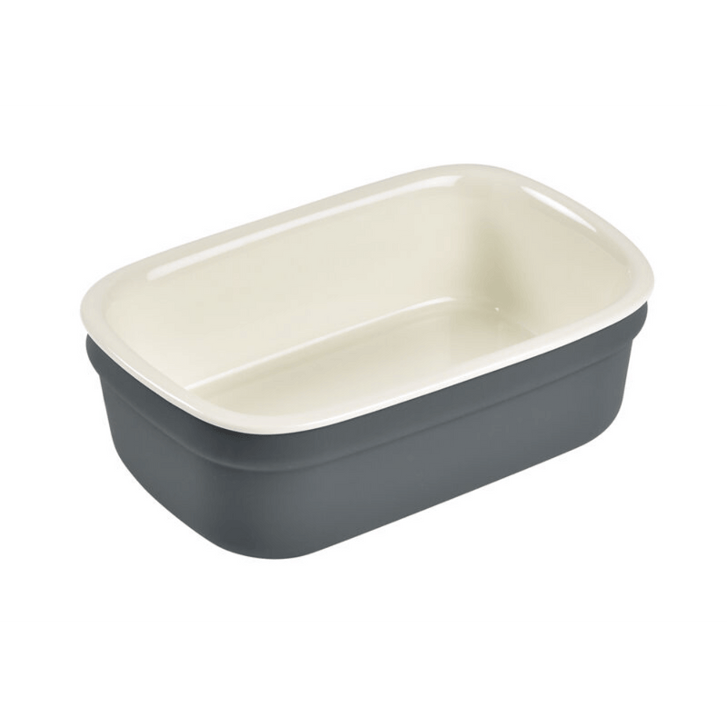 Ceramic lunch box mineral / sage green