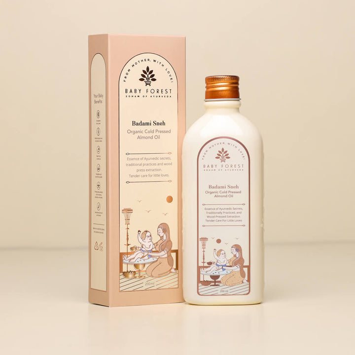 Baby Forest Badami Sneh Organic Cold Pressed Almond Oil - 200ml