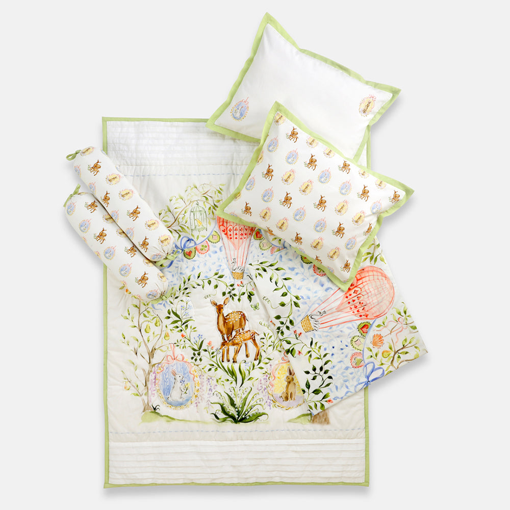 The Baby Trunk Enchanted Deer - Bedding Set