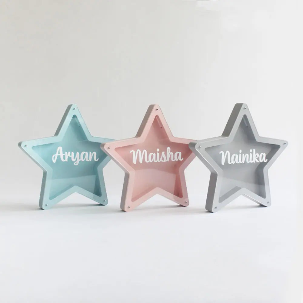 The Tiny Trove Star Piggy Bank - Pink