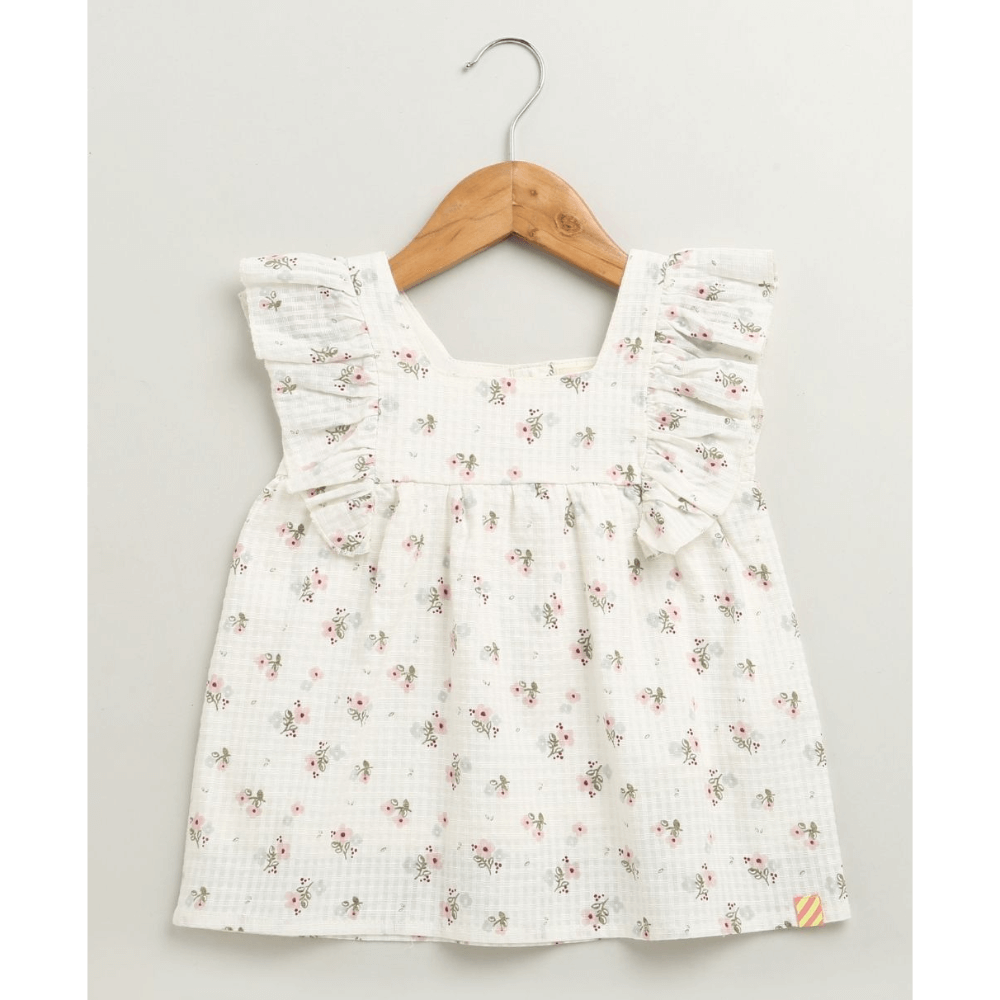 Sweetlime By AS Blossom Whisper Ruffle Co-ord Set