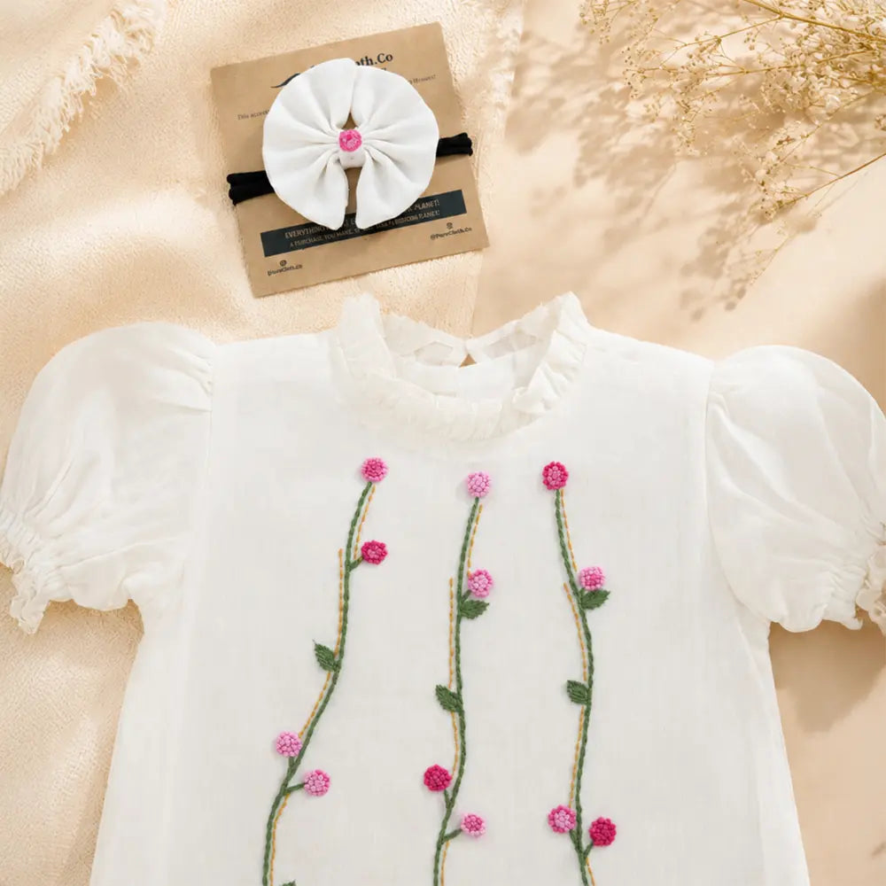 PureCloth.Co Aarambh Newborn Gift Set | Silk - Off‑White