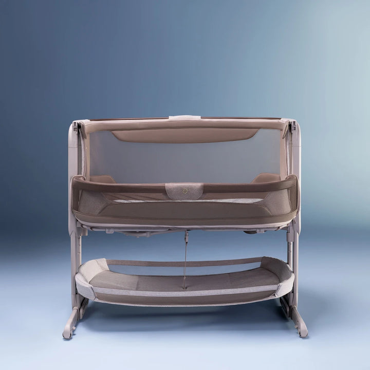 Maxi-Cosi Iora Select Bedside Co-Sleeper, 360° Mesh Ventilation, 5 Height Adjustments, Rocking Function, Anti-Reflux Tilt, Birth-6 Months - Elegance Truffle