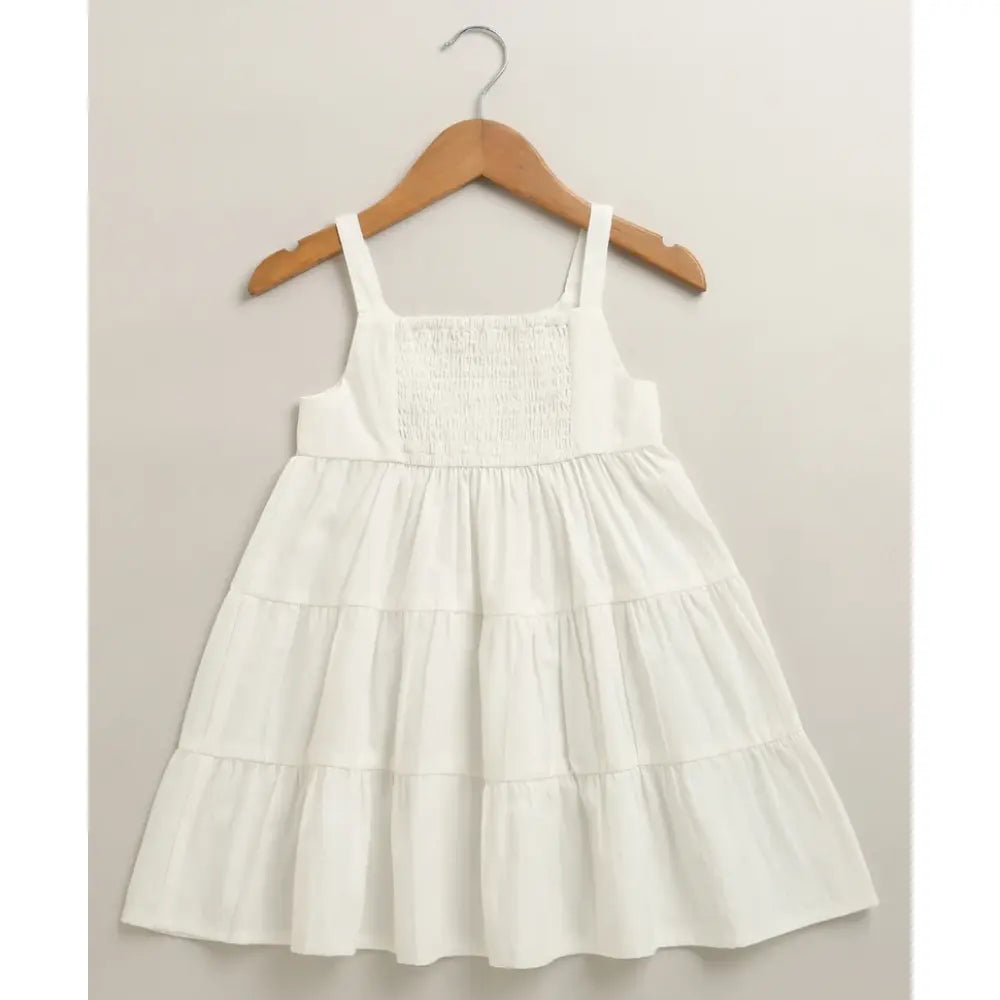 Sweetlime By As Snowdrop Sweetheart Organic Cotton Dress – White