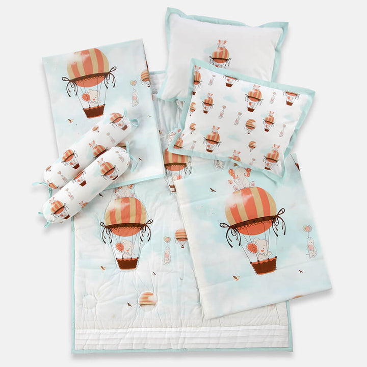 The Baby Trunk Ele On The Balloon - Bedding Set