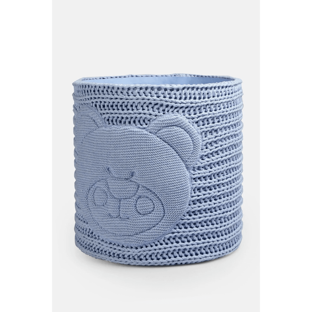 The Baby Trunk Multipurpose Storage Basket- Blue Teddy