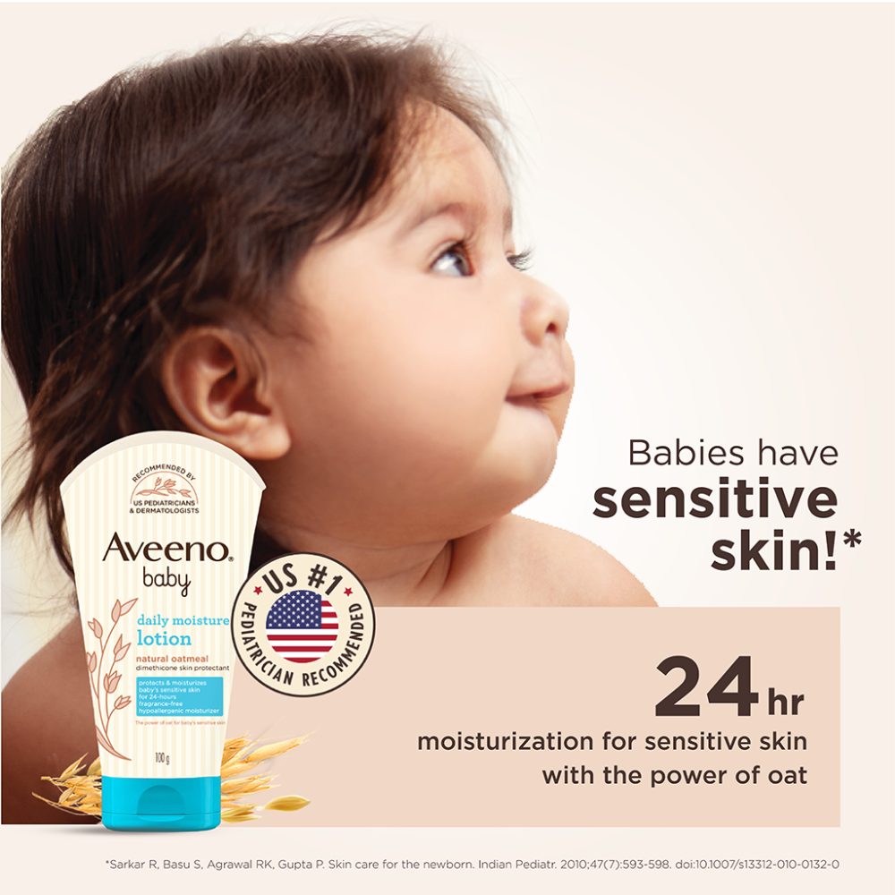 Aveeno Baby Daily Moisture Lotion - 100gms