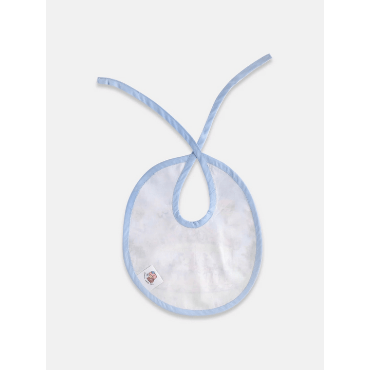 The Baby Trunk White Organic Cotton Carnival Print Bib For Newborn Baby