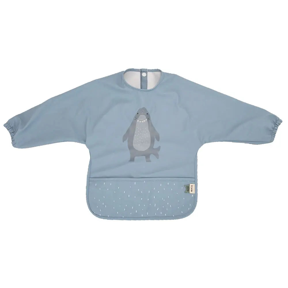 Trixie Waterproof Long Sleeve Bib - Mr. Shark