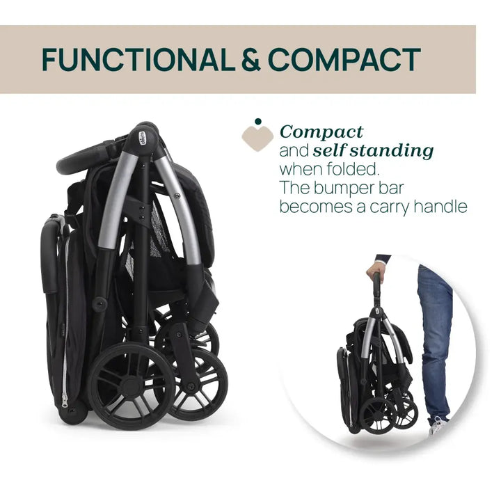 Chicco Goody Xplus Stroller Ebony - Black