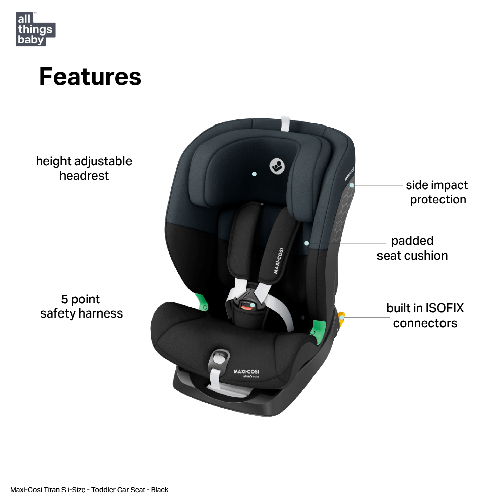 maxi cosi titan recline Maxi-Cosi Titan S i-Size Toddler Car Seat, Forward-Facing, Adjustable – AllThingsBaby.com