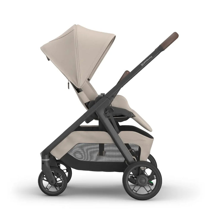 UPPAbaby Kona Stroller, Compact, Reversible Seat, Flat Recline, One Hand Fold, Includes Rain Cover &amp; Insect Net, Suitable from Birth - Ada/Sandstone