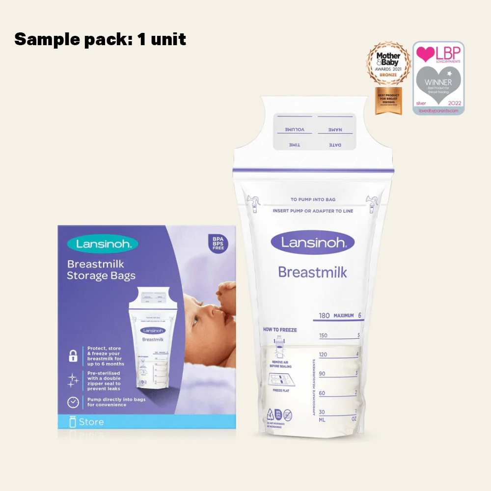 Lansinoh Breastmilk Storage Bags - Sample Pack