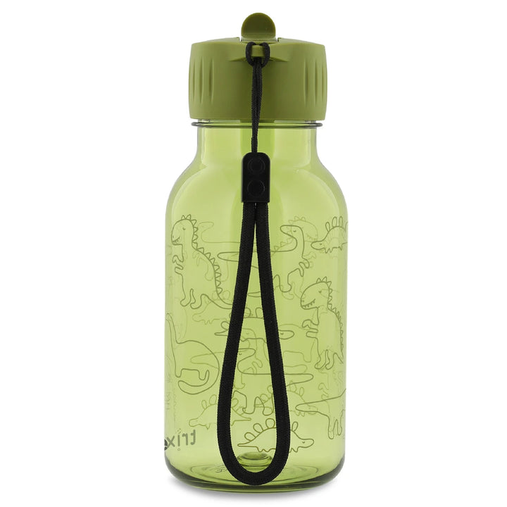 Trixie Tritan™ Kids Water Bottle | 350 ml Leak-Proof Drinking Bottle with Easy-Sip Spout, Carry Loop &amp; Dishwasher-Safe Design | 3 Years Onwards | Daring Dino