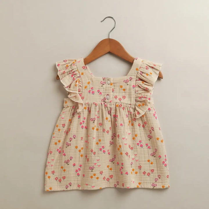 Sweetlime By As Bloomberry Petals Cotton Ruffle Summer Co-ord Set