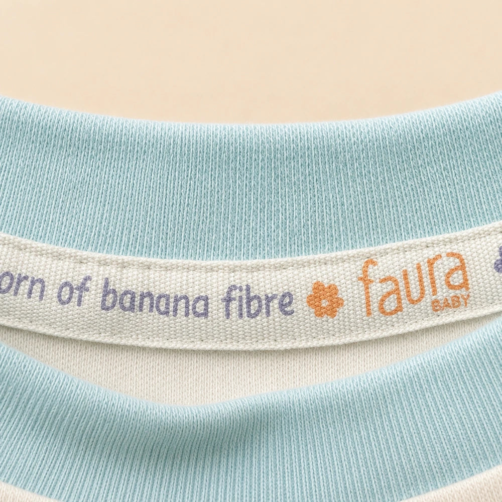 Faura Unisex Banana Cotton Day Time Co-ord - Ivory