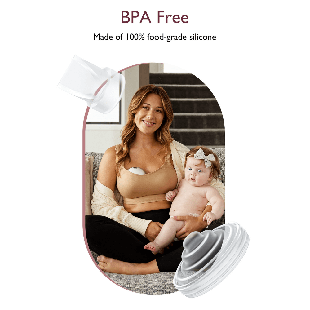 Momcozy Breastfeeding Access Silicone Diaphragm + Valve  for M5 Transparent