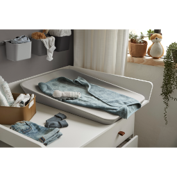 Leander Topper for changing mat, Organic, Dots, Blueberry