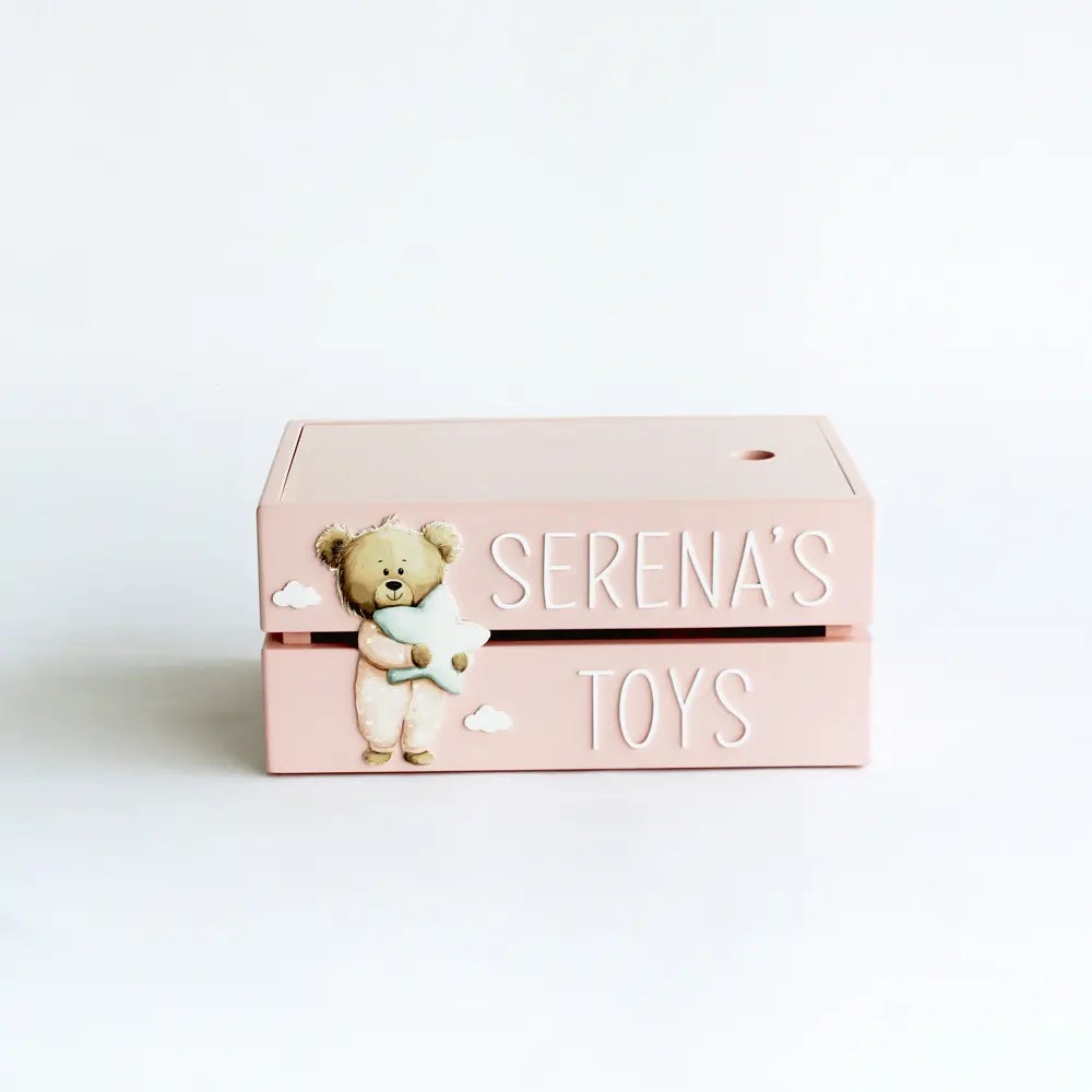 The Tiny Trove My Toy Box (Teddy) - Pink