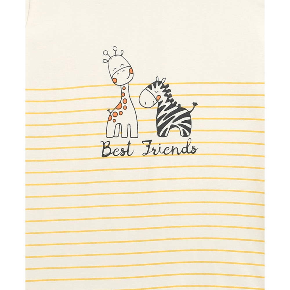 Sweetlime By AS Unisex Best Friends Cotton Jersey T-shirt